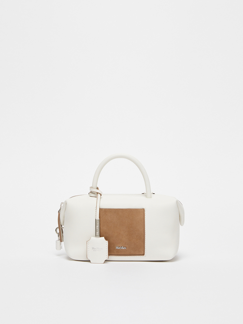 カーフレザー ダブル ハンドル バッグ