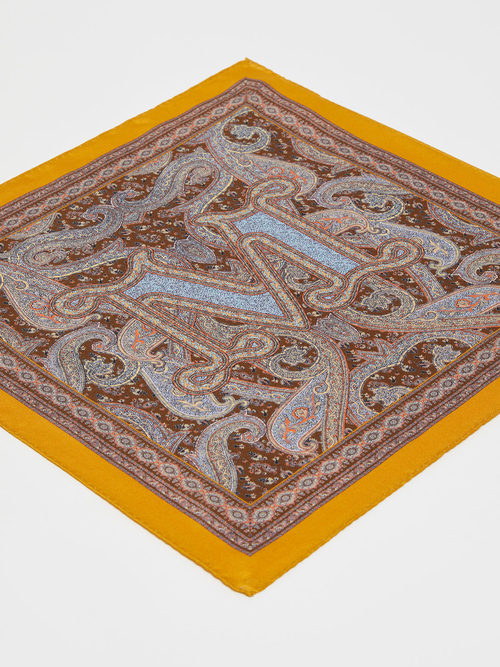 ピュア シルク スカーフ 詳細画像 ターコイズ 4