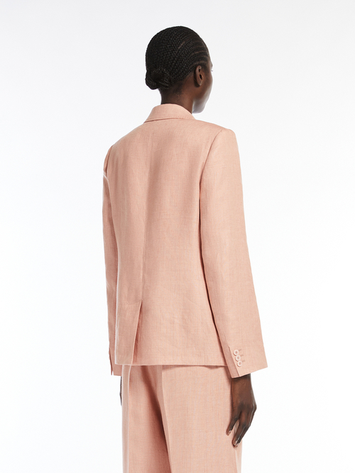 ウォッシュド リネン ブレザー 詳細画像 ピンク 3