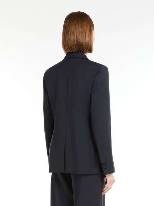 ピュア ウール キャンバス ダブルブレスト ジャケット 詳細画像 ネイビー 2