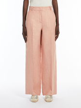 リネン キャンバス パンツ