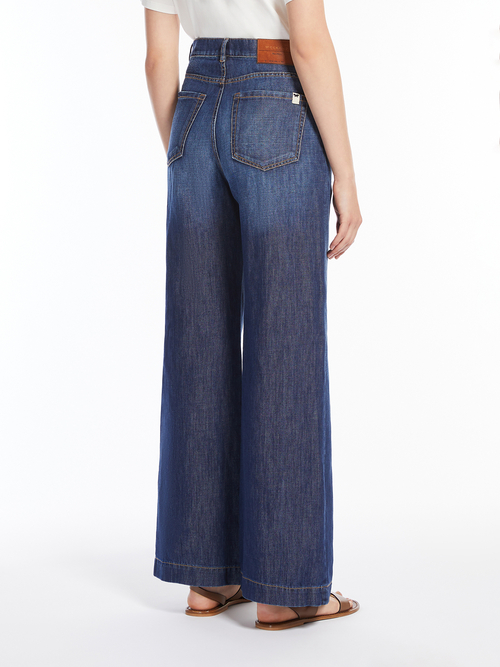 コットン リネン デニム 詳細画像 ネイビー 2