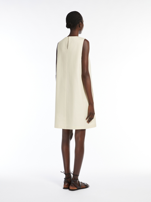 コットン リネン キャンバス ドレス 詳細画像 アイボリー 2