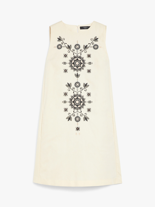 コットン リネン キャンバス ドレス 詳細画像 アイボリー 3