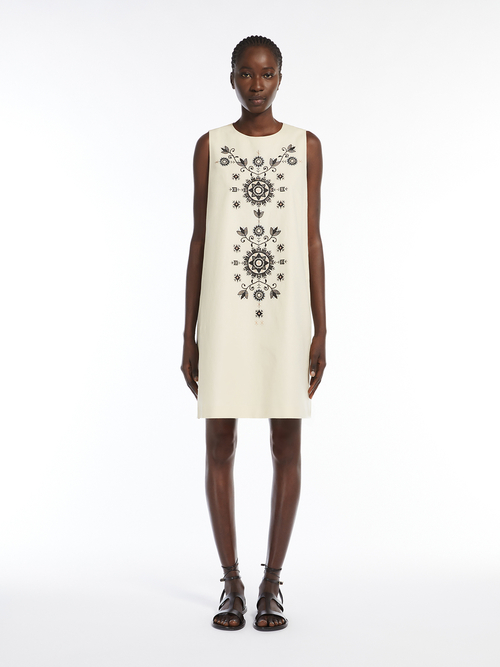 コットン リネン キャンバス ドレス