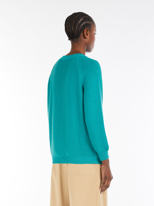 ピュア コットン ニット 詳細画像 エメラルド 2