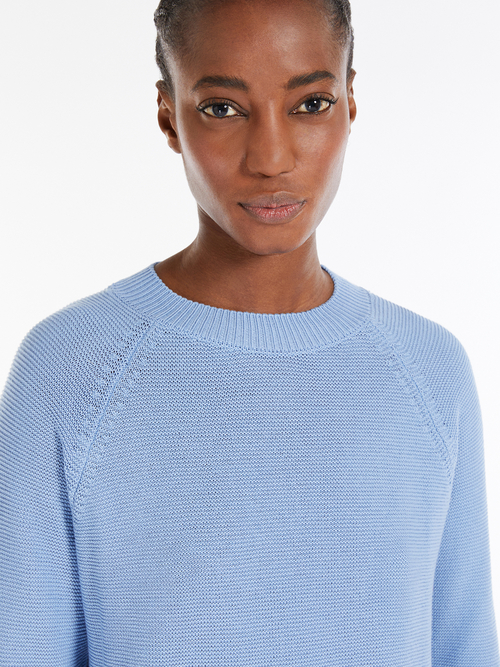 ピュア コットン ニット 詳細画像 エメラルド 8