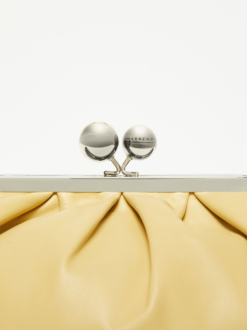 ラムレザー ミディアム パスティチーノ バッグ 詳細画像 マスタード 4