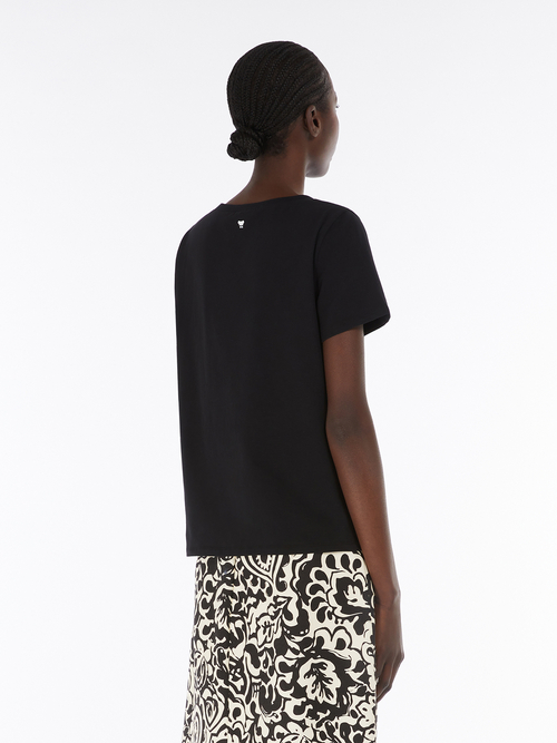 オーガニック コットン ジャージー Tシャツ 詳細画像 ブラック 3