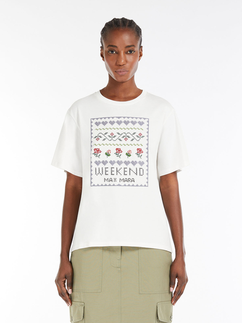 コットン ジャージー Tシャツ