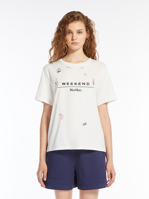 コットン ロゴ Tシャツ 詳細画像 ホワイト 2