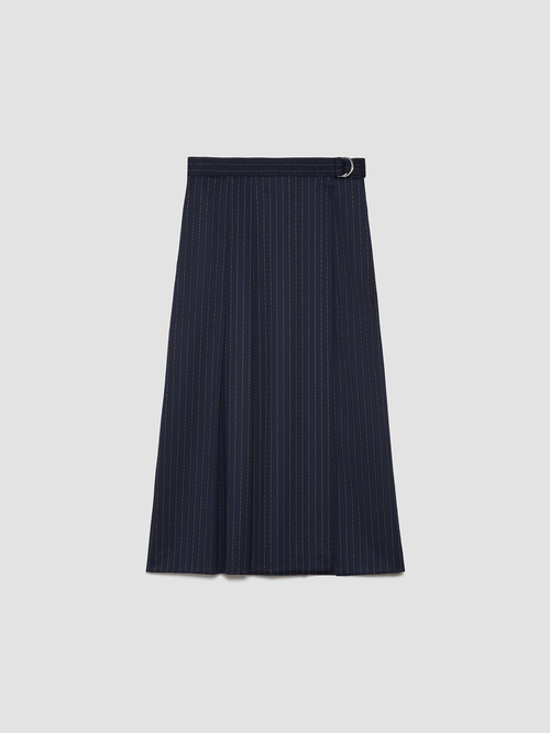  キルトスタイル フランネル スカート 詳細画像 ネイビー 4