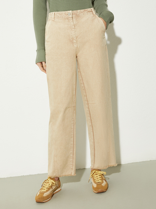  コットン キャンバス パンツ