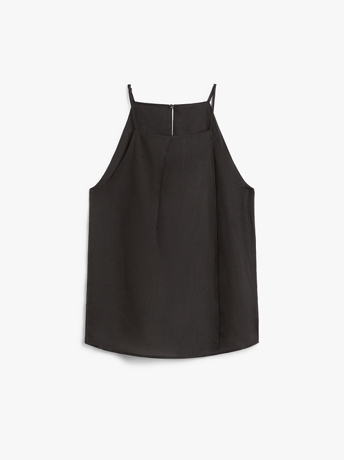 ラミー ガーゼ トップ 詳細画像 ブラック 3