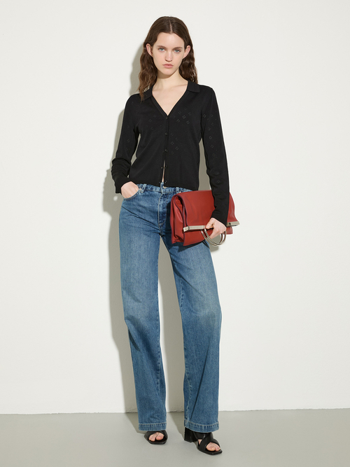  ポインテルニット カーディガン 詳細画像 オプティックホワイト 8