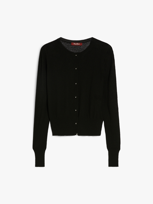 ビスコース ヤーン カーディガン 詳細画像 ブラック 4