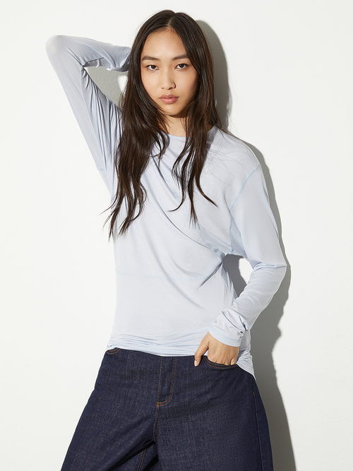  アシンメトリー Tシャツ 詳細画像 ダストブルー 1