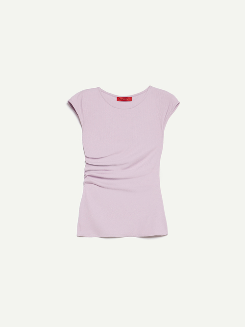  リブ コットン Tシャツ 詳細画像 セージ 8