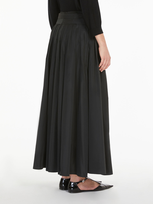 タフタ ロング スカート 詳細画像 ブラック 2