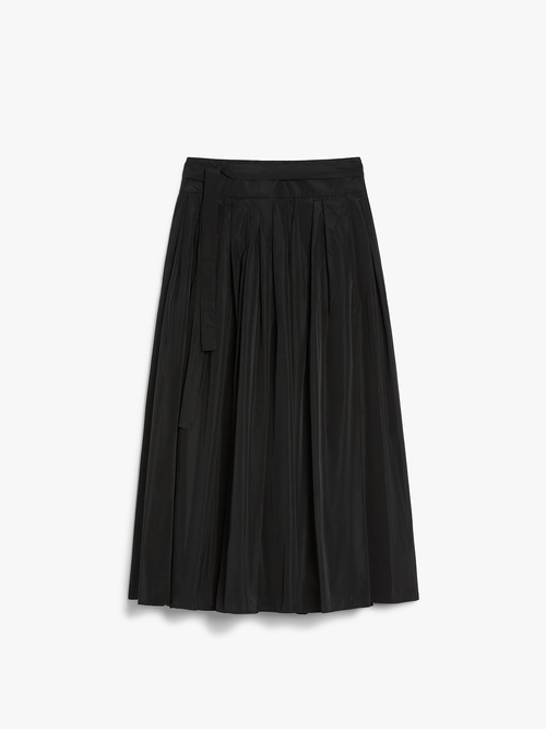 タフタ ロング スカート 詳細画像 ブラック 3