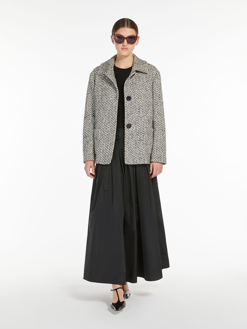 タフタ ロング スカート 詳細画像 ブラック 4