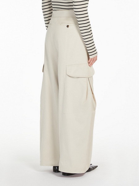 ピュア コットン ギャバジン カーゴ パンツ 詳細画像 サンド 2