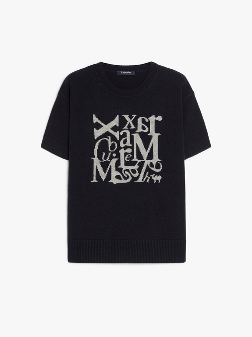 ウール カシミヤ ジャカード ニット 詳細画像 ベージュ 3