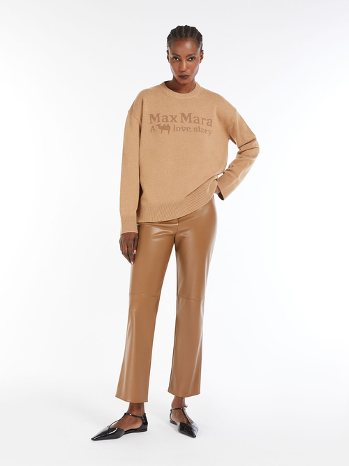 ウール カシミヤ ニット 詳細画像 キャメル 9