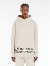 コットン ジャージー ロゴ スウェット