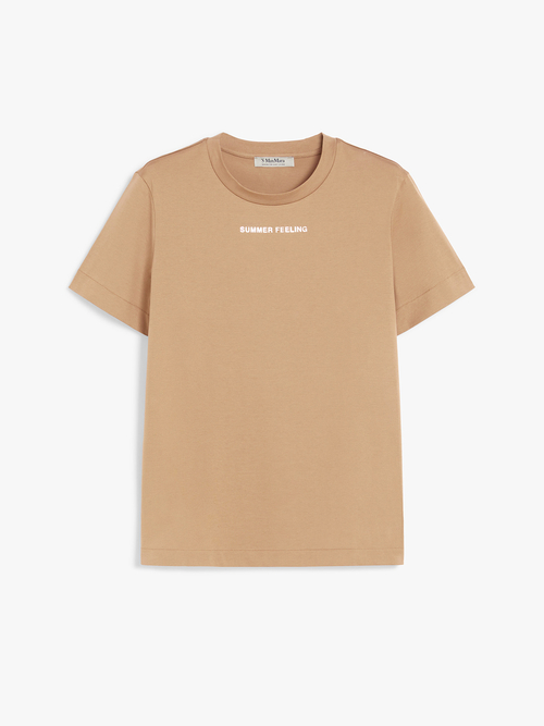 ピュア コットン ジャージー Tシャツ 詳細画像 キャメル 10