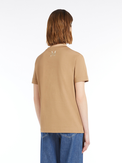 ピュア コットン ジャージー Tシャツ 詳細画像 キャメル 7