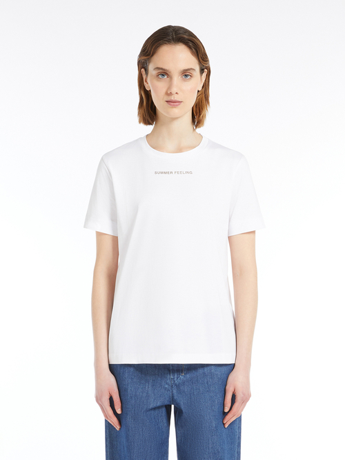 ピュア コットン ジャージー Tシャツ 詳細画像 ホワイト 1